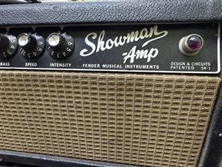 1965 Fender Showman Blackface Tube Amp Head Model AB763 Vintage